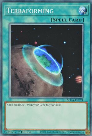 Image of Terraforming (SDSA-EN024) - Structure Deck: Sacred Beasts 1st Edition
