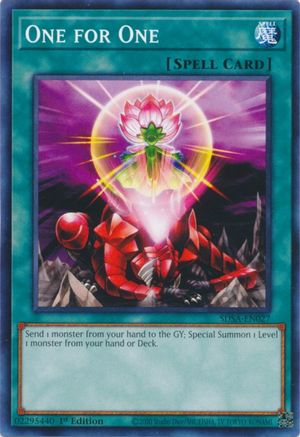 Image of One for One (SDSA-EN027) - Structure Deck: Sacred Beasts 1st Edition