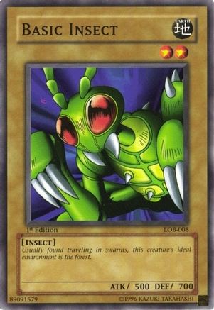 Image of Basic Insect (LOB-008) - The Legend of Blue Eyes White Dragon 1st Edition