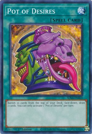 Image of Pot of Desires (SDSA-EN029) - Structure Deck: Sacred Beasts 1st Edition