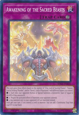 Image of Awakening of the Sacred Beasts (SDSA-EN035) - Structure Deck: Sacred Beasts 1st Edition
