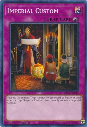 Image of Imperial Custom (SDSA-EN038) - Structure Deck: Sacred Beasts 1st Edition