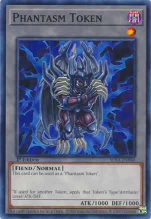 Image of Token: Phantasm (SDSA-EN048) - Structure Deck: Sacred Beasts 1st Edition
