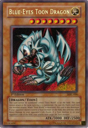Image of Blue-Eyes Toon Dragon (MRL-000) - Magic Ruler Unlimited