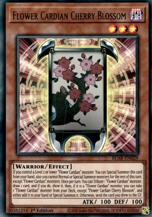 Image of Flower Cardian Cherry Blossom (BLAR-EN029) - Battles of Legend: Armageddon 1st Edition
