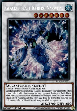 Image of Glacial Beast Iceberg Narwhal (BLAR-EN033) - Battles of Legend: Armageddon 1st Edition