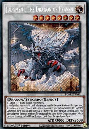 Image of Judgment, the Dragon of Heaven (BLAR-EN049) - Battles of Legend: Armageddon 1st Edition