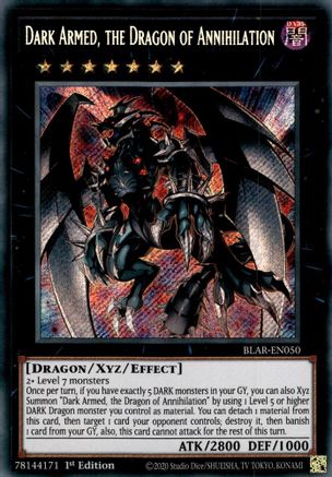 Image of Dark Armed, the Dragon of Annihilation (BLAR-EN050) - Battles of Legend: Armageddon 1st Edition