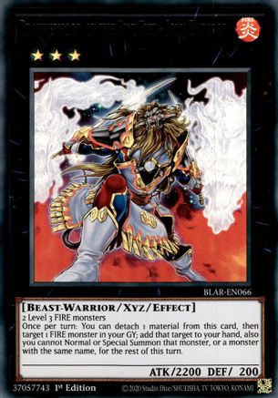 Image of Brotherhood of the Fire Fist - Lion Emperor (BLAR-EN066) - Battles of Legend: Armageddon 1st Edition