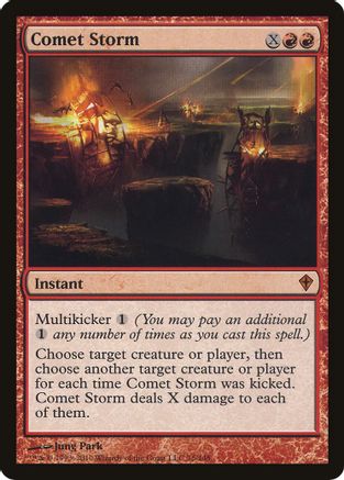 Image of Comet Storm (Worldwake) (OVER-076) - Oversize Cards