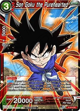 Image of Son Goku the Purehearted (P-214) - Promotion Cards