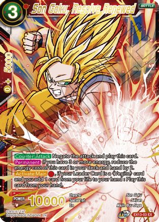 Image of Son Goku, Resolve Renewed (EX13-03) - Special Anniversary Set 2020 Foil