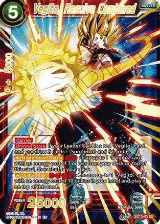 Image of Vegito, Resolve Combined (EX13-05) - Special Anniversary Set 2020