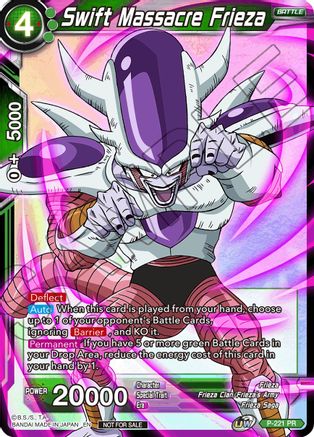 Image of Swift Massacre Frieza (Alternate Art) (P-221) - Promotion Cards