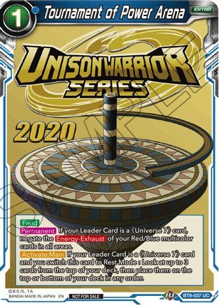 Image of Tournament of Power Arena (BT9-037) - Tournament Promotion Cards