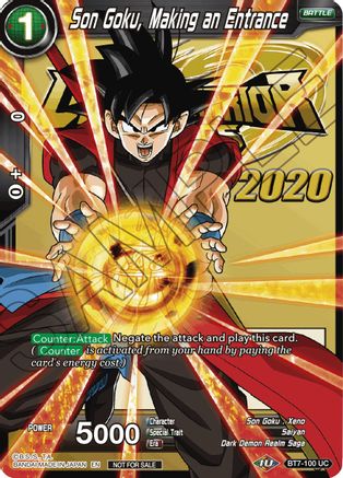 Image of Son Goku, Making an Entrance (BT7-100) - Tournament Promotion Cards