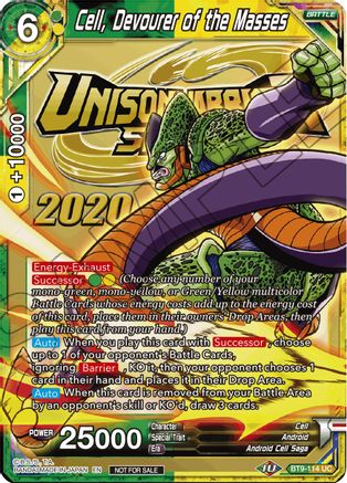 Image of Cell, Devourer of the Masses (BT9-114) - Tournament Promotion Cards