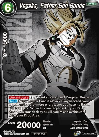 Image of Vegeks, Father-Son Bonds (P-240) - Promotion Cards
