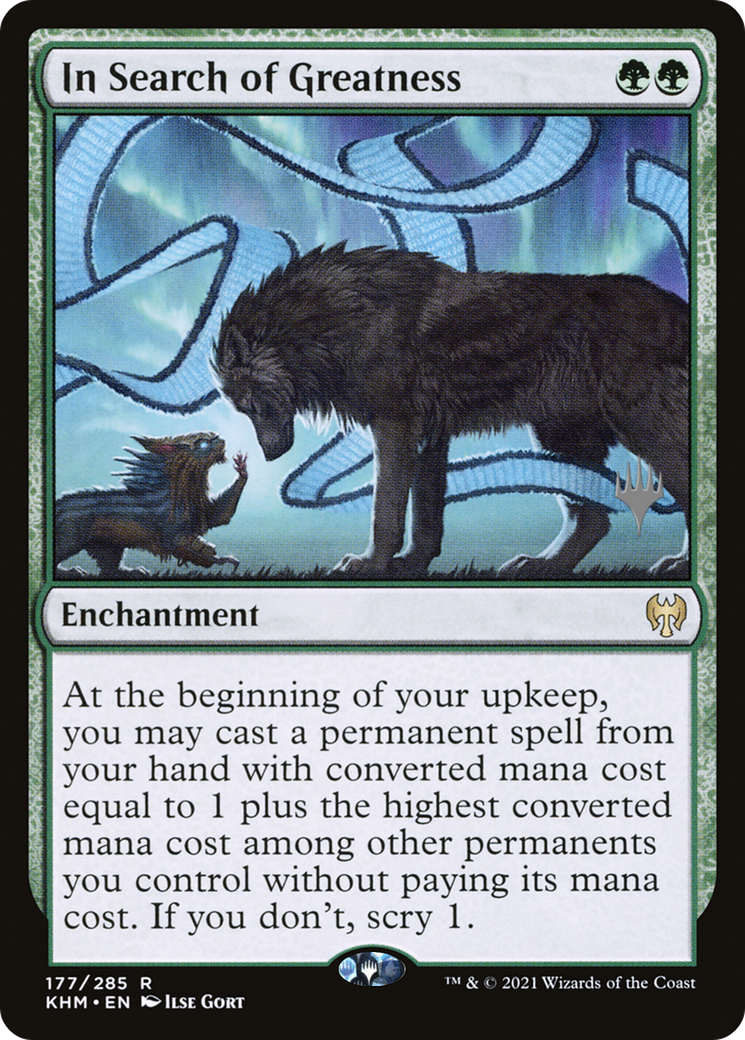 Image of In Search of Greatness (PPKHM-177) - Kaldheim Promos Foil