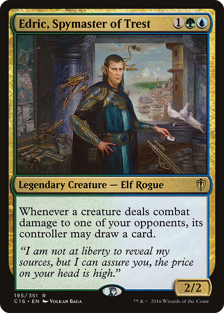 Image of Edric, Spymaster of Trest (C16-195) - Commander 2016