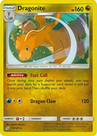 Image of Dragonite 119/181  - Holofoil Miscellaneous Cards & Products - Promo