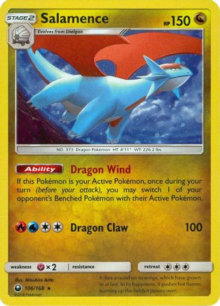 Image of Salamence 106/168  - Holofoil Miscellaneous Cards & Products - Promo