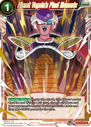 Image of Planet Vegeta's Final Moments (EX13-07) - Special Anniversary Set 2020
