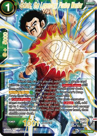 Image of Gokule, the Legendary Fusion Warrior (EX13-14) - Special Anniversary Set 2020