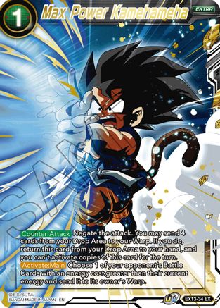Image of Max Power Kamehameha (EX13-34) - Special Anniversary Set 2020
