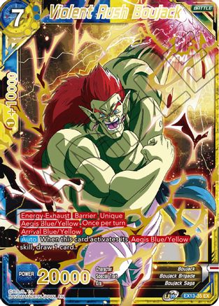 Image of Violent Rush Boujack (EX13-35) - Special Anniversary Set 2020 Foil