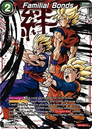 Image of Familial Bonds (Alternate Art) (BT7-021) - Special Anniversary Set 2020 Foil
