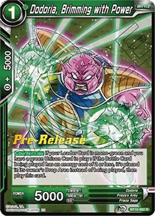 Image of Dodoria, Brimming with Power (BT10-082) - Rise of the Unison Warrior PreRelease Cards