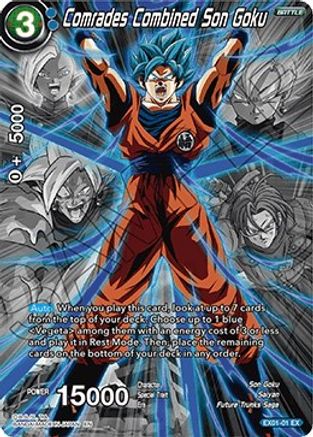 Image of Comrades Combined Son Goku (Alternate Art) (EX01-01) - Special Anniversary Set 2020 Foil