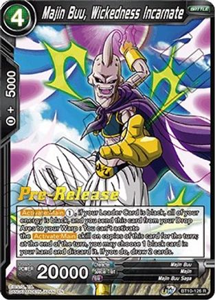 Image of Majin Buu, Wickedness Incarnate (BT10-126) - Rise of the Unison Warrior PreRelease Cards