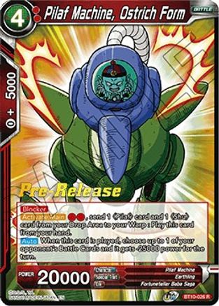 Image of Pilaf Machine, Ostrich Form (BT10-026) - Rise of the Unison Warrior PreRelease Cards