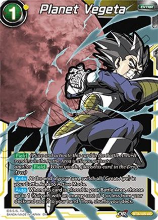 Image of Planet Vegeta (Alternate Art) (BT3-105) - Special Anniversary Set 2020
