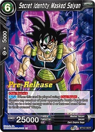 Image of Secret Identity Masked Saiyan (BT10-140) - Rise of the Unison Warrior PreRelease Cards