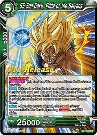 Image of SS Son Goku, Pride of the Saiyans (BT10-065) - Rise of the Unison Warrior PreRelease Cards