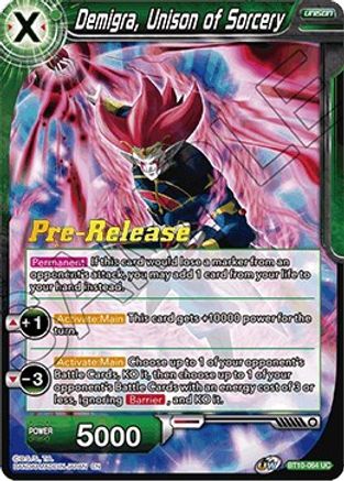 Image of Demigra, Unison of Sorcery (BT10-064) - Rise of the Unison Warrior PreRelease Cards