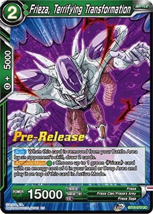 Image of Frieza, Terrifying Transformation (BT10-073) - Rise of the Unison Warrior PreRelease Cards