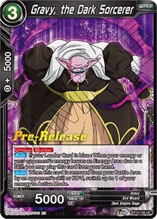 Image of Gravy, the Dark Sorcerer (BT10-138) - Rise of the Unison Warrior PreRelease Cards
