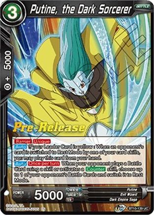 Image of Putine, the Dark Sorcerer (BT10-139) - Rise of the Unison Warrior PreRelease Cards