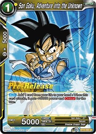 Image of Son Goku, Adventure into the Unknown (BT10-099) - Rise of the Unison Warrior PreRelease Cards