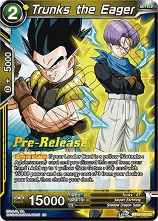 Image of Trunks the Eager (BT10-109) - Rise of the Unison Warrior PreRelease Cards