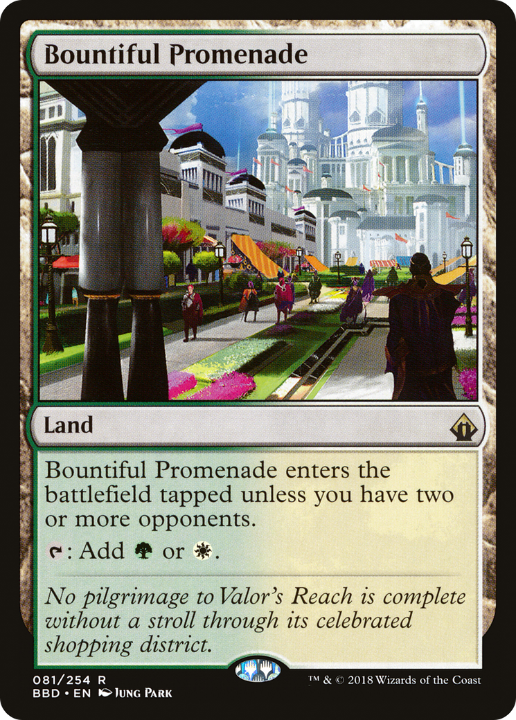 Image of Bountiful Promenade (BBD-081) - Battlebond Foil