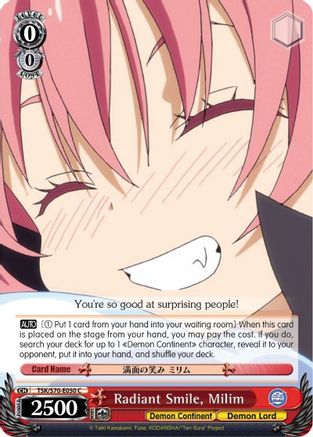Image of Radiant Smile, Milim (TSK/S70-E050 C) - That Time I Got Reincarnated as a Slime