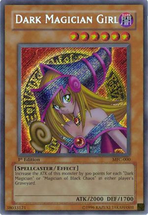Image of Dark Magician Girl (MFC-000) - Magician's Force 1st Edition