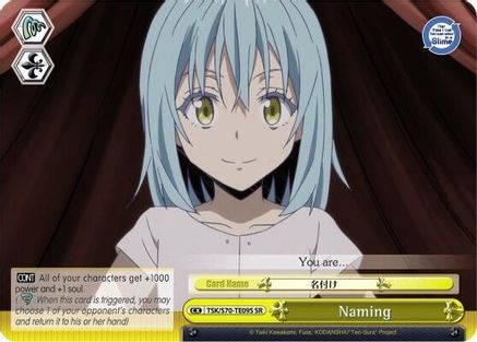 Image of Naming (SR) (TSK/S70-TE09S SR) - That Time I Got Reincarnated as a Slime