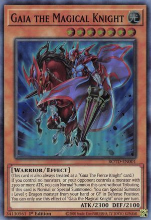 Image of Gaia the Magical Knight (ROTD-EN001) - Rise of the Duelist 1st Edition