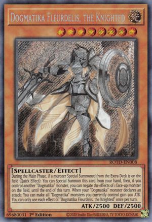 Image of Dogmatika Fleurdelis, the Knighted (ROTD-EN008) - Rise of the Duelist 1st Edition
